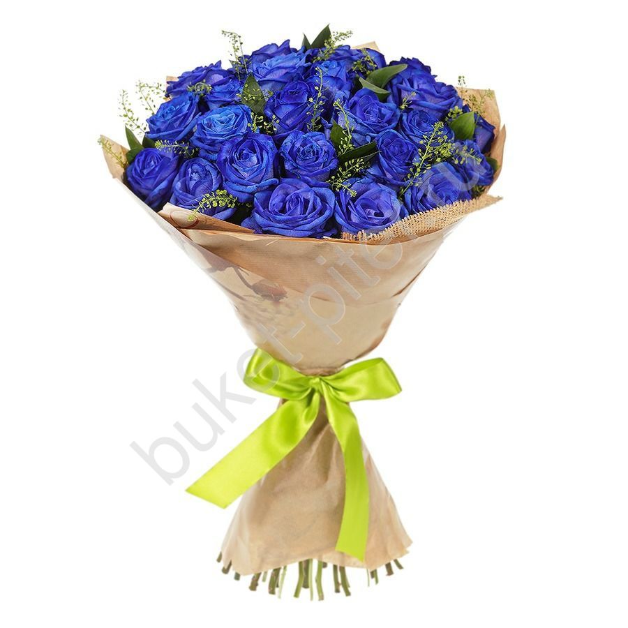 Букет из роз (синих)
