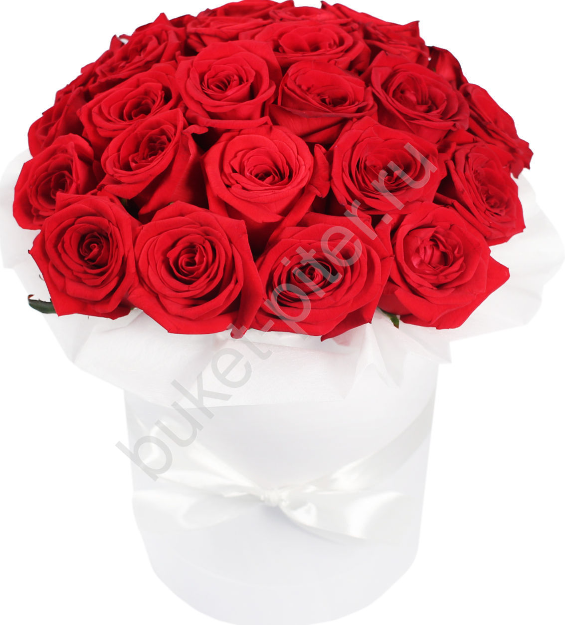 Шляпная Коробка с Красными Розами