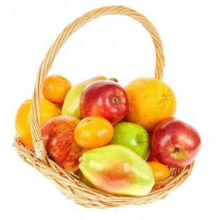 Фруктовая корзина (яблоки, мандарины, апельсины и др.)