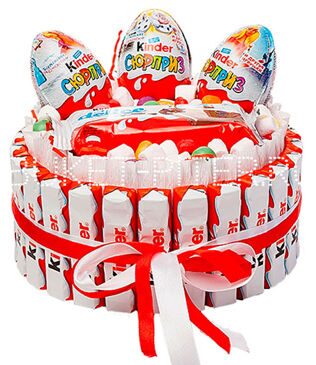 Тортик с KINDER SURPRISE