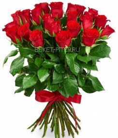Букет из Красной розы Кения 35-40см