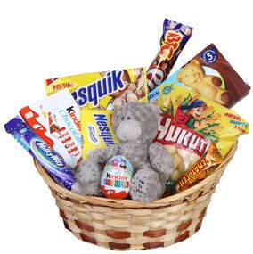 Корзина с Мишкой №4