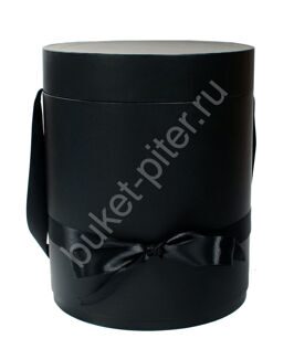 Черная шляпная коробка