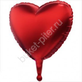 Шар фольгированный "Сердце" Красное